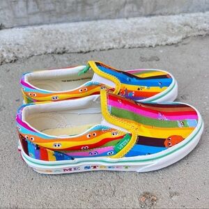 Sesame Street Vans Slip On Shoes Size 13 UNISEX